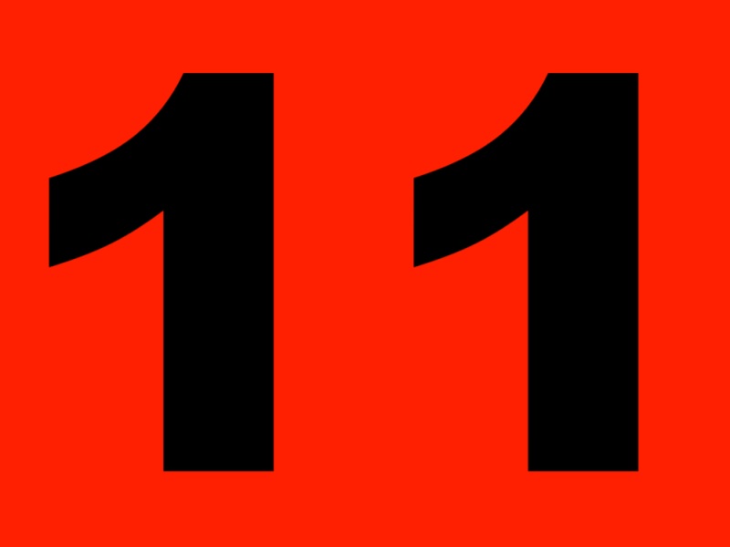 11. Eleven