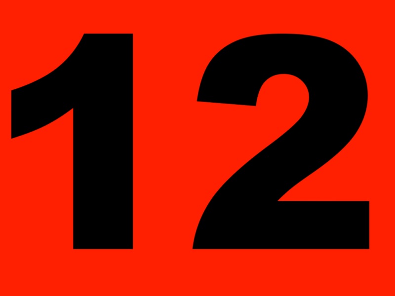 12. Twelve