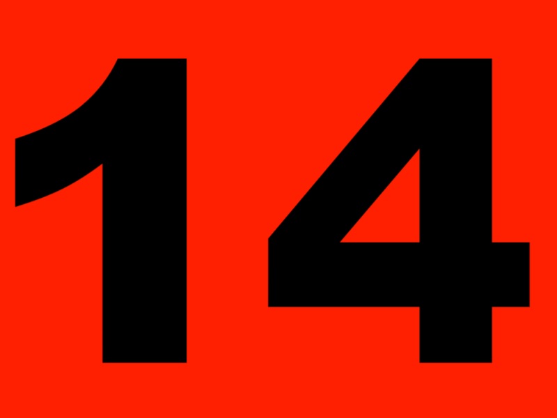 14. Fourteen