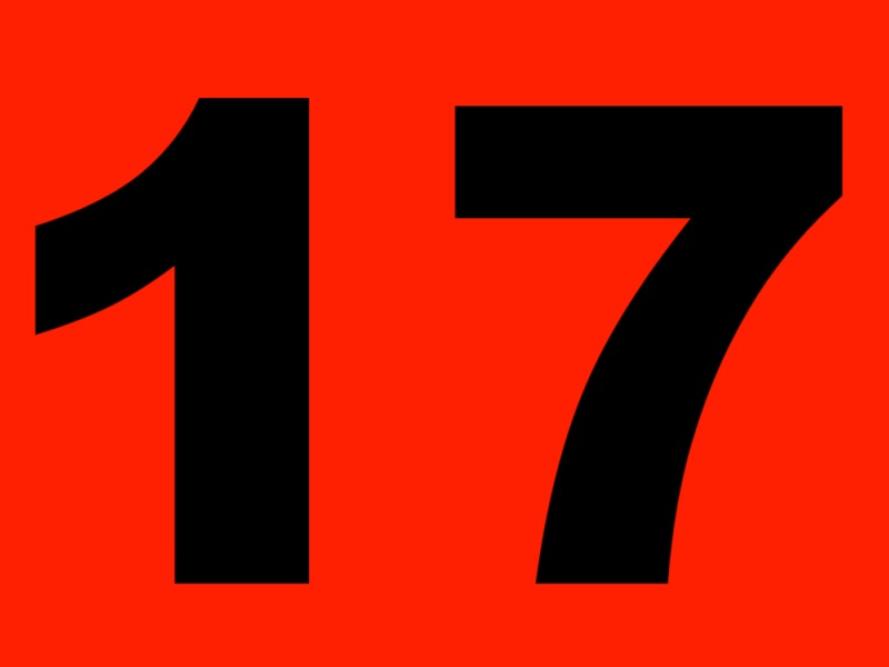 17. Seventeen