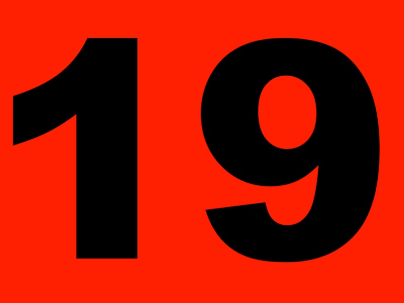 19. Nineteen