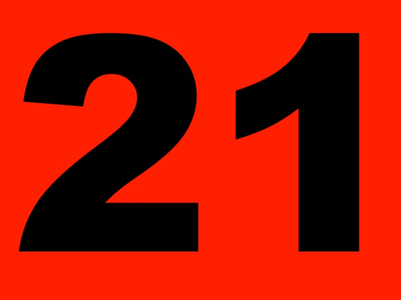 21. Twenty-One