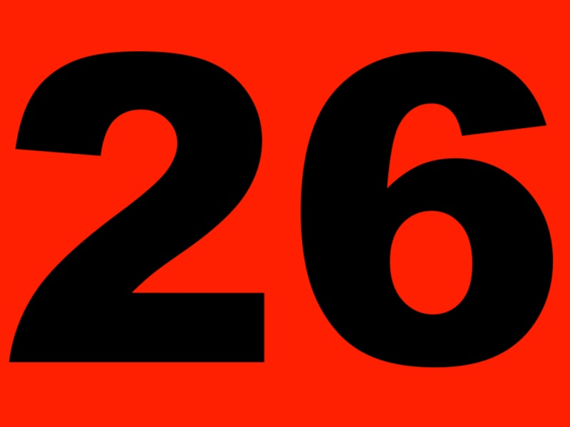 26. Twenty-Six