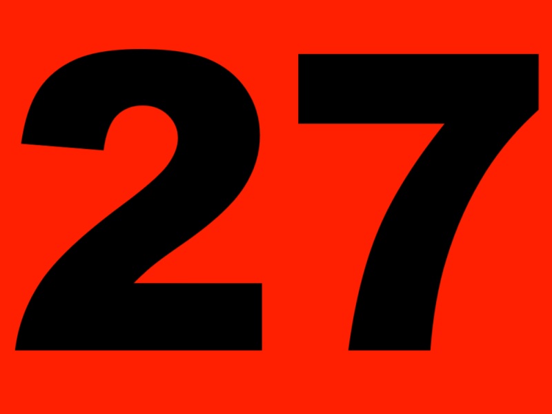 27. Twenty-Seven