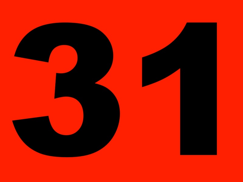31. Thirty-One