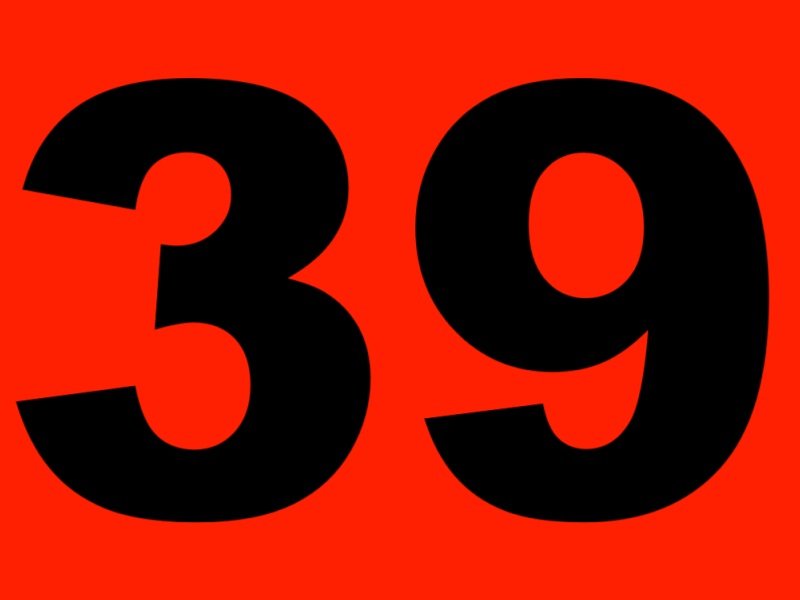 39. Thirty-Nine
