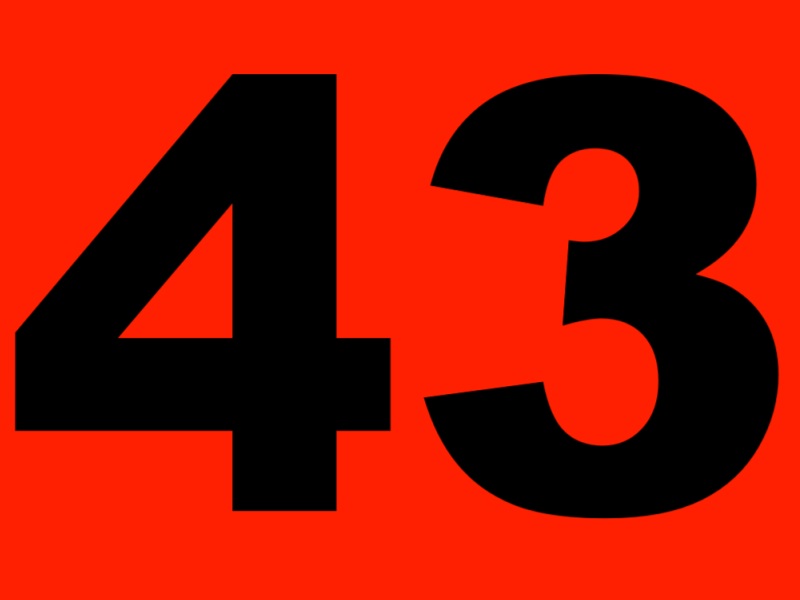 43. Forty-Three