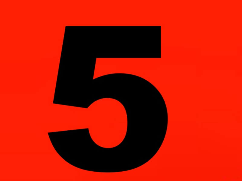 5. Five