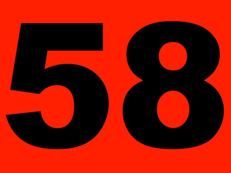58. Fifty-Eight