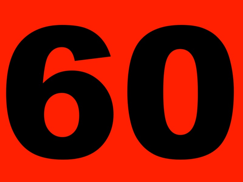 60. Sixty