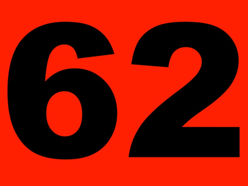 62. Sixty-Two