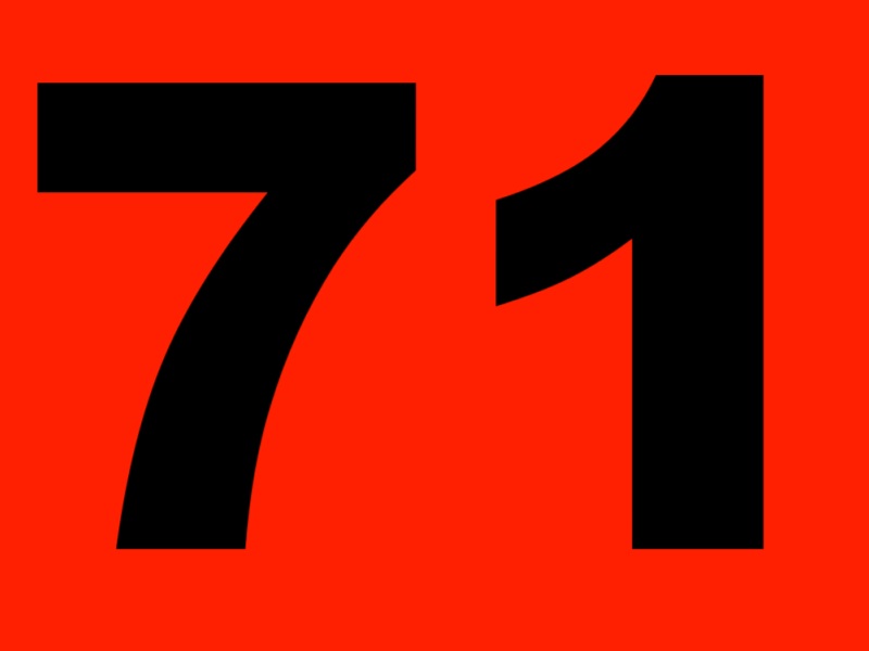 71. Seventy-One