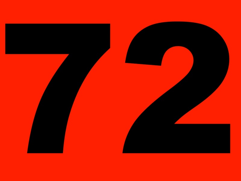 72. Seventy-Two