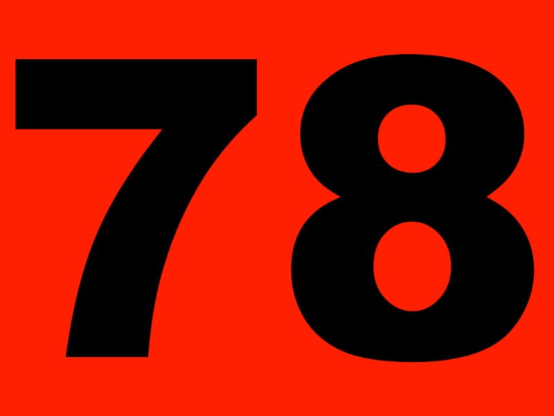 78. Seventy-Eight