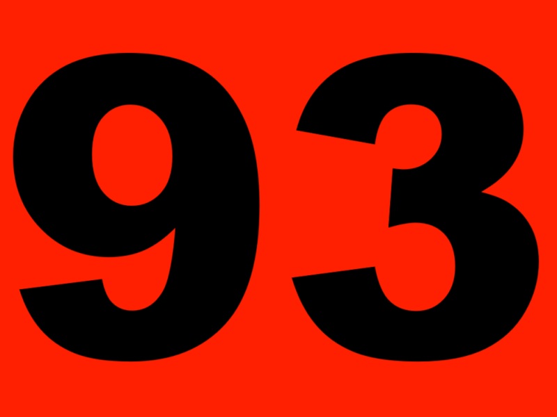 93. Ninety-Three